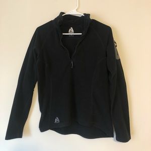 black quarter zip